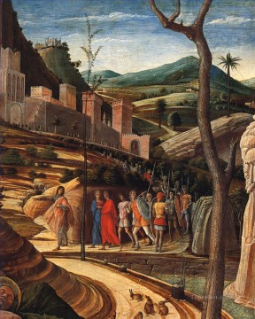 Andrea Mantegna Painting - La agonía en el jardín dt1 pintor renacentista Andrea Mantegna